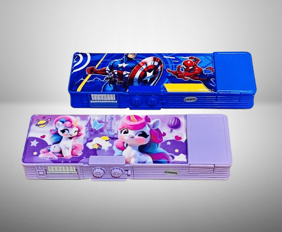 Multi-Functional Cartoon-Themed Pencil Boxes - Image 6