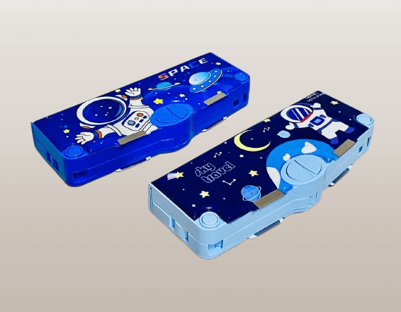 Futuristic Astronaut and Space-Themed Multifunction Pencil Boxes