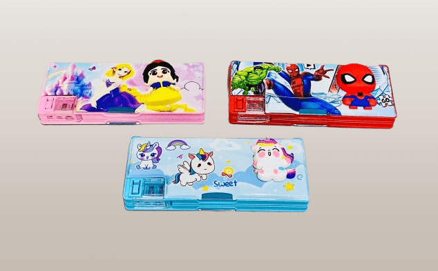 Cartoon-Themed Kids' Pencil Box