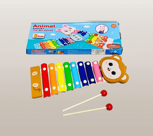 Animal Knocks the Gin Series 8-tone Xylophone