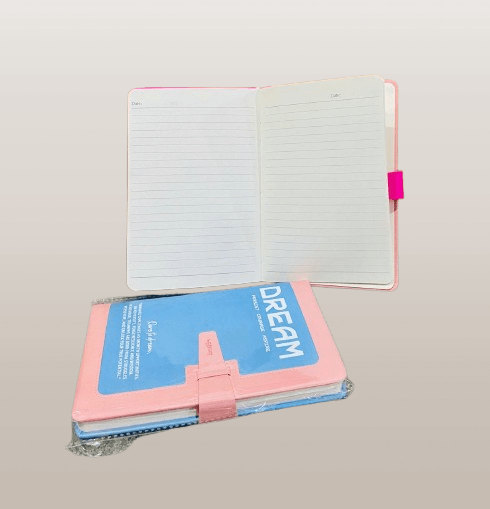 “LUCKY” and “DREAM” PU Leather Diaries with Embossed Quotes - Image 2
