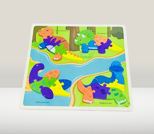 Dinosaur Adventure & City Transport Puzzle for Kids - Image 3