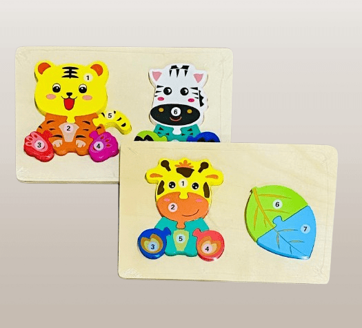 Wooden Animal Number Puzzle Set. - Image 6