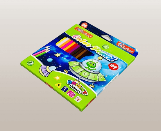 Cartoon Theme Pencils Color Pack of 24 for Kids - Image 4