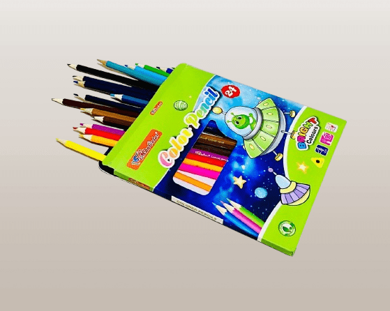 Cartoon Theme Pencils Color Pack of 24 for Kids