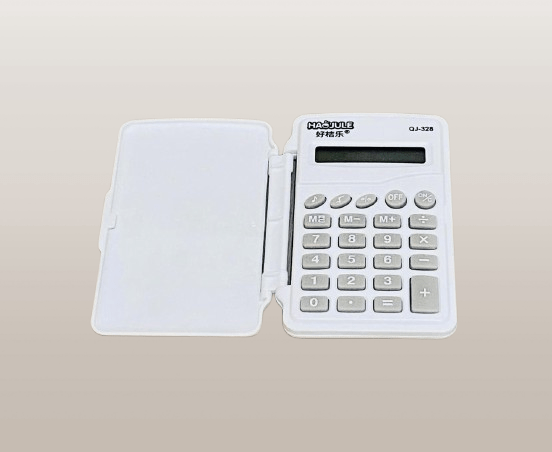 Portable Calculator with a Protective Flip Cover - Image 3