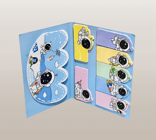 Astronaut Themed Sticky Note Pad - Image 2