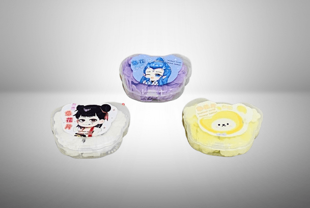 Colorful Flower-Shaped Paper Soaps for Kids