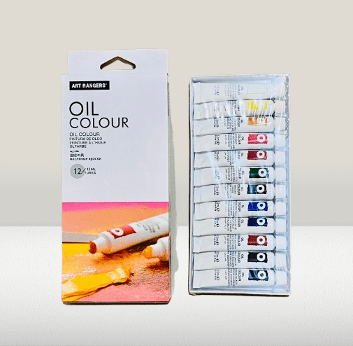 Art Rangers Oil Color Paint Tube Set 12 Color (12ML)