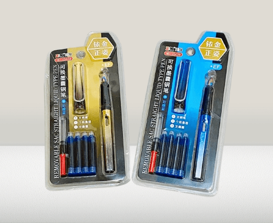 Removable Sac Stretch Liquid-Type Fountain Pen Set