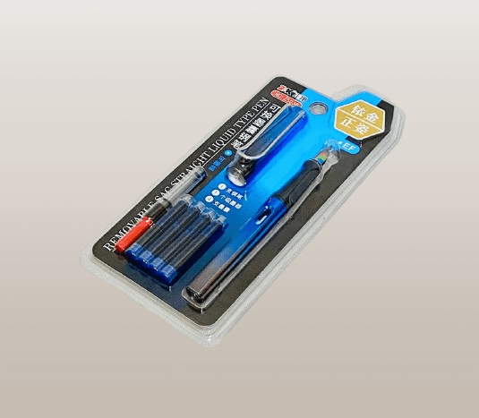 Removable Sac Stretch Liquid-Type Fountain Pen Set - Image 4