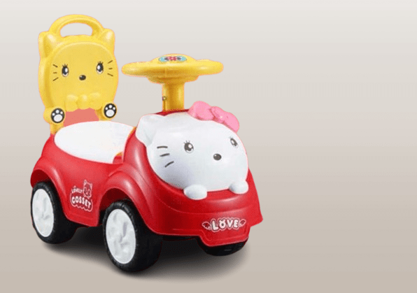 Hello Kitty Children Ride on Push Car for Toddlers - Image 2
