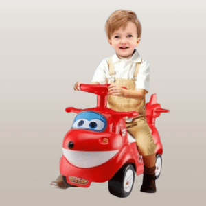 Red Airplane-themed Ride-on Car for Toddlers