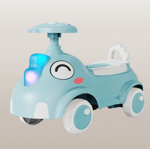 Adorable Blue Elephant Ride-on Toy Car for Toddlers - Image 4