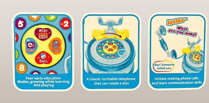 Dream Phone Talking Electronic Toy Game – Fun Interactive Play for kids - Image 3