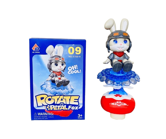 Cute Rotate Petal Fox Toy for Kids – Colorful Spinning & Sensory Learning kids Toy