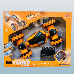 Spray Stunt RC Car with LED Lights, 360° Rotating Remote Control Drift Car for Kids