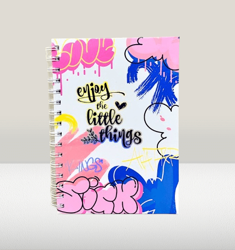 Stylish Spiral Colorful Cover Notebook for School, Office & Journaling Planning & Gifting