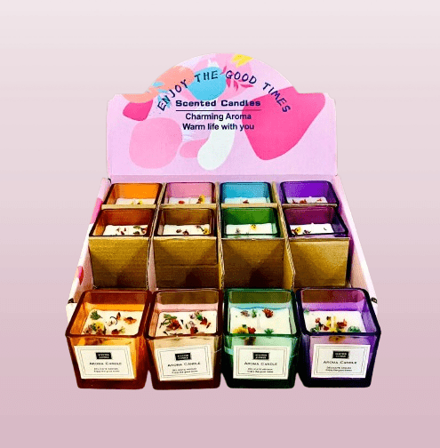 Beautiful Elegant Glass Jar Candles1PCS for Home Décor, Festivals & Special Occasions - Image 3