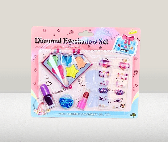 Little Girls Beauty Makeup Kit – Non-Toxic Pretend Play Washable & Safe Cosmetics Set for Kids