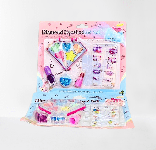 Little Girls Beauty Makeup Kit – Non-Toxic Pretend Play Washable & Safe Cosmetics Set for Kids - Image 2
