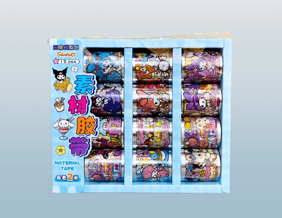 Cartoon Adhesive Tape 1PC with Lovely Designs – Cute Decorative Craft Tape for Kids - Image 2