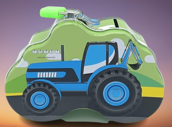 Metal Tractor Design Piggy Money Bank with Lock & Key /Ideal gift for kids - Image 3