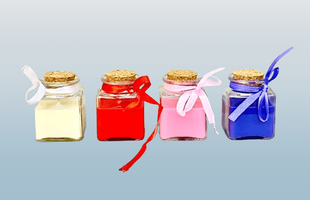 Elegant Mini Glass Jar Candles with Cork Lid & Ribbon – Decorative Candles for Home Décor, Festivals & Gifting - Image 4