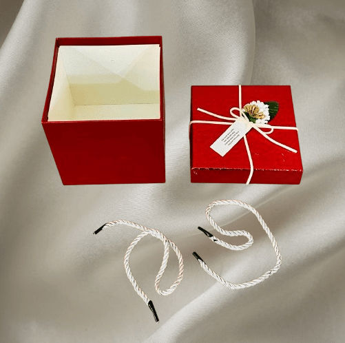 Premium Square Gift Box, 1PC with Ribbon /Ideal for Premium Gifts & Occasions
