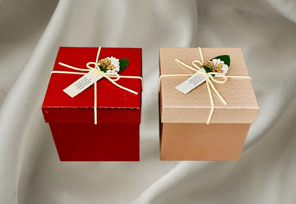 Premium Square Gift Box, 1PC with Ribbon /Ideal for Premium Gifts & Occasions - Image 2