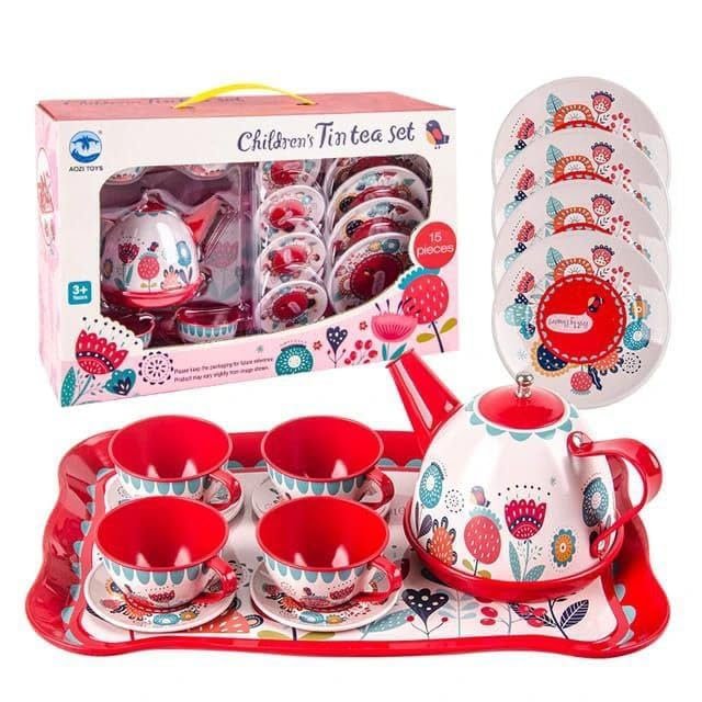 Stainless Steel Tea Set 14pcs