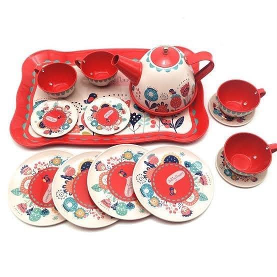 Stainless Steel Tea Set 14pcs - Image 2