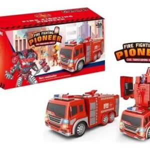 Fire Fighting Pioneer Cool Transformer With Light Nad Music