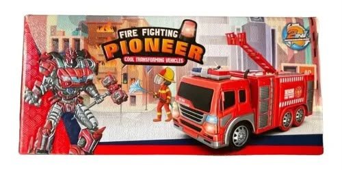 Fire Fighting Pioneer Cool Transformer With Light Nad Music - Image 3