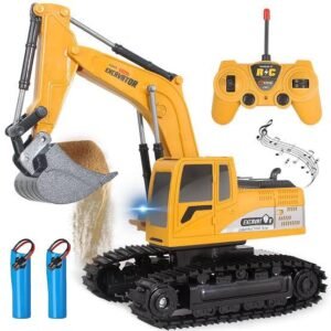 Excavator Rc Model Realistic Rechargeable Toys For Kids