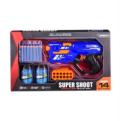 Super Shoot Manual Soft Bullet Blaster Gun