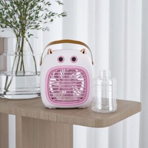 Little Monster Cold Spray Fan – Mini Desktop Cooling Fan with Mist