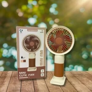 Portable Handheld & Desktop USB Fan – Rechargeable Mini Cooling Fan