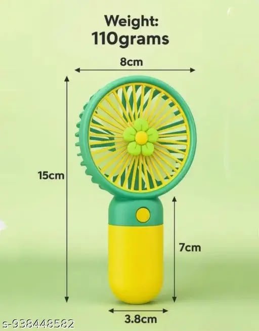 Portable Handheld Rechargeable Mini Fan - Image 2