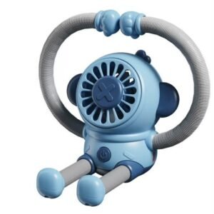 Cute Monkey Portable Handheld Desk Fan with Flexible Arms