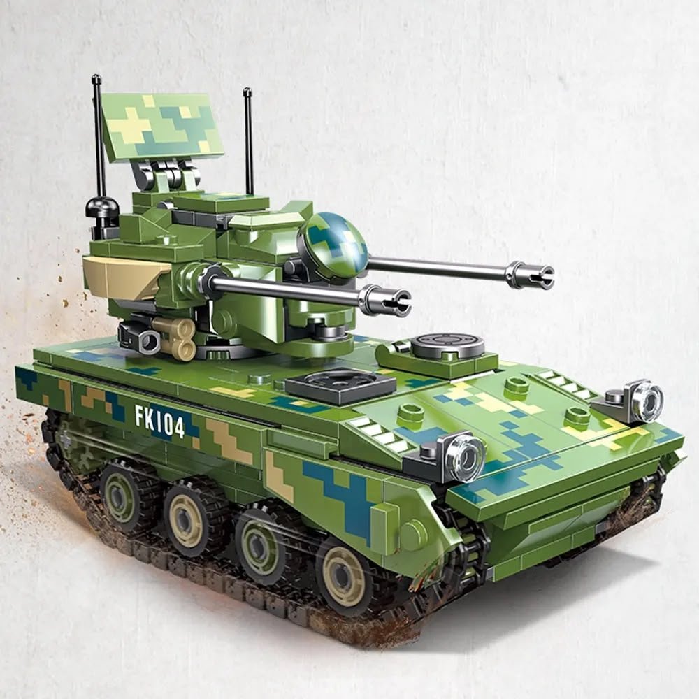 Battle Force Military Tank Brick Blocks 356PCS – Realistic Army Main Battle Tank Brick Blocks