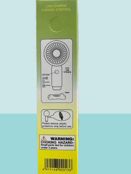 Portable Handheld Rechargeable Mini Fan - Image 4