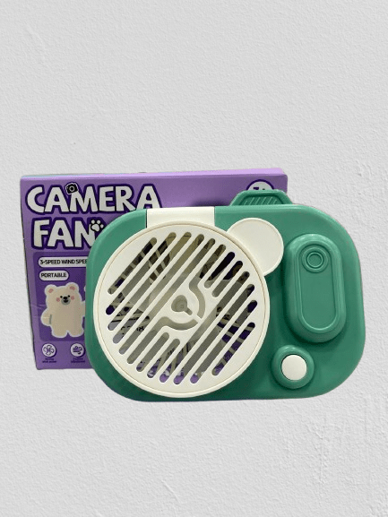 Cute Camera Design Portable Mini Fan