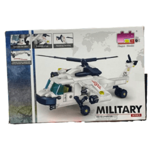 Military Rescue Chopper Building Blocks – 360PCS Realistic Army Helicopter Assembly Set