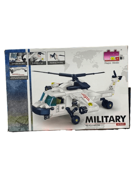 Military Rescue Chopper Building Blocks – 360PCS Realistic Army Helicopter Assembly Set