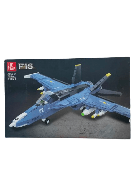 F16 Fighter Jet Building Blocks Set – 753 Pieces