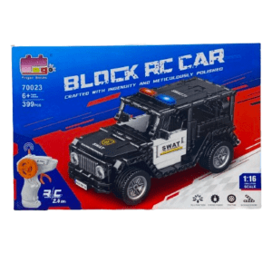 R/C Police Jeep Building Blocks Set – 399 Pieces